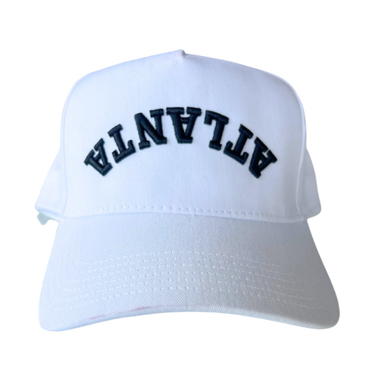 A-Town Down Cap - Solid White