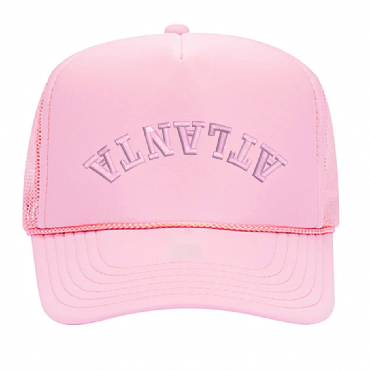 A-Town Down Trucker - Baby Pink