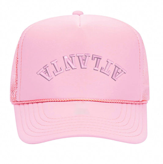 A-Town Down Trucker - Baby Pink